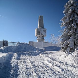 Winterfoto - Schneeberg in der ErlebnisRegion Fichtelgebirge